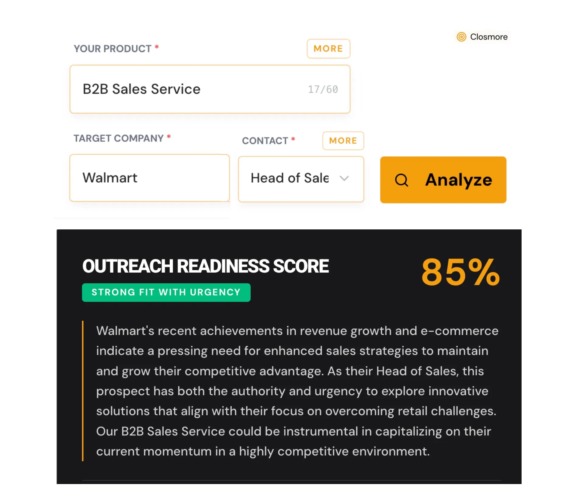 Closmore Qualifier Experience